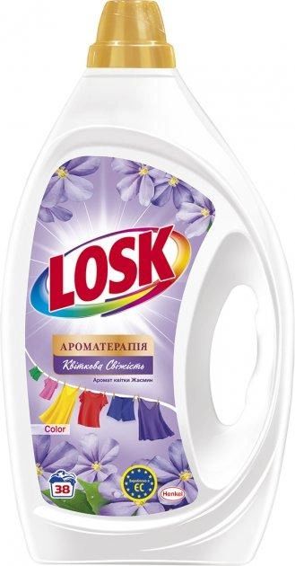 Гель для прання Losk Color Ароматерапія Квіткова свіжість з ароматом квітки Жасмін 2,43 л